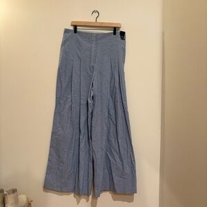 New York & Company Blue Wide Leg Pants